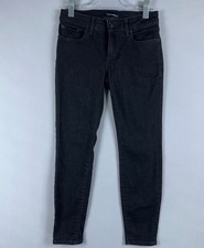 Lucky Brand Lizzie Low Rise Skinny Jeans Womens Size 4/27A Dark Wash Black