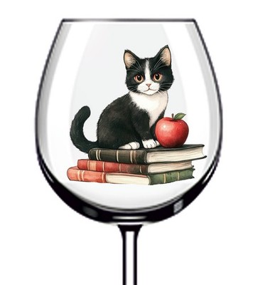 12x Baby Kätzchen Katze Vinyl Aufkleber Abziehbild Becher Weinglas Flasche Laptop Tasse