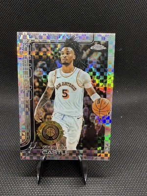 STEPHON CASTLE   X-Fractor 2025-26 Topps Chrome San Antonio Spurs