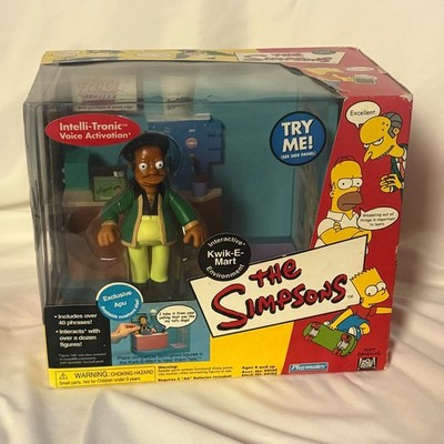 NIB Playmates The Simpsons' Apu's Kwik-E-Mart Interactive Set 2000