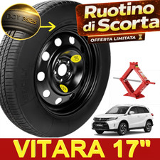 Ruotino Di Scorta 17" Per Suzuki Vitara S-cross Sx4 Con Cric 1.5T Gratis 5fori