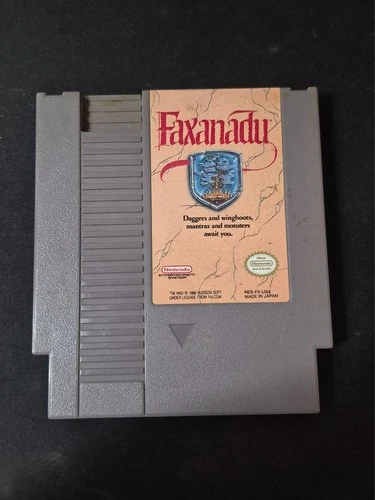 Faxanadu (Nintendo NES, 1987) Authentic Cartridge