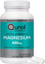 Magnesium Capsules 420Mg, High Absorption Magnesium Supplement, Extra Strength, 