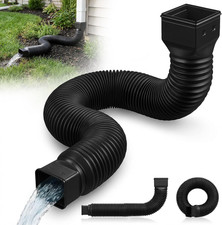 Gutter Flexible Downpipe Extensions: Retractable Guttering Downspout Rainwater