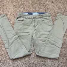Lucky Brand Pants Boys 14 Skinny Stretch Adjustable Waist Khaki Canvas Cotton 