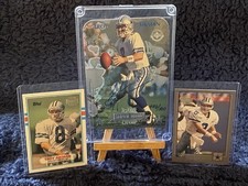 Troy Aikman Auto 446/500 UD Limited + 2 Cards Cowboys HOF QB Bundle 