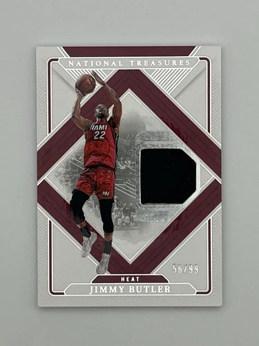 2024-25 National Treasures Treasured Threads Jimmy Butler GU Jersey /99 Heat