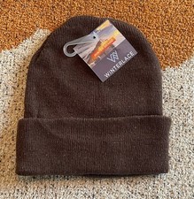 Kids One Size Brown Winterlace Winter Beanie NWT