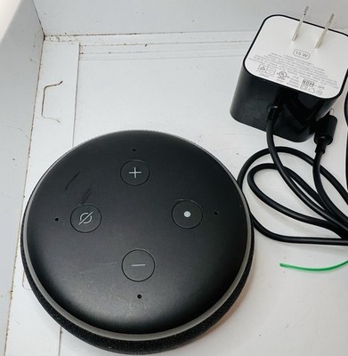 Amazon Alexa C78MP8 Echo Dot 3rd Generation Black Tested W Cord