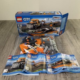 LEGO Set City: 4x4 with Powerboat 60085 100% Complete Manual Box Retired set