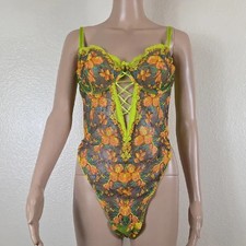 Savage X Fenty Wild Bunch Sweeyheart Lace Thong Teddy