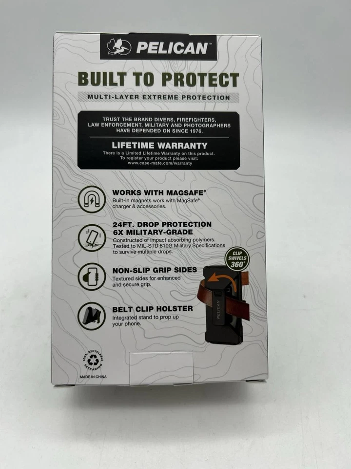 Pelican Voyager Holster Case with MagSafe for iPhone 17 Pro - Black/Clear - Image 2 of 2