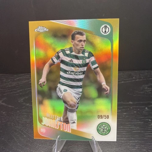 Alistair Johnston Gold Refractor /50 2025-26 Topps Chrome Uefa Club Competitions