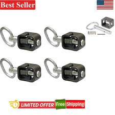 Weld-On 5/8 Inch Spring Latch Assembly Weld-On Locking Heavy Duty Black