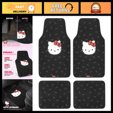 Universal Fit Hello Kitty Car Floor Mats - 4 Piece Set For Cars Suvs Trucks - Universal Fit Hello Kitty Car Floor Mats - 4 Piece Set For Cars Suvs Trucks -