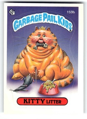 1986 Topps Garbage Pail Kids Series 4 #159b Kitty Litter