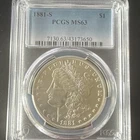 1881 Morgan Dollar Silver $1 Coin San Francisco PCGS MS63 Uncirculated