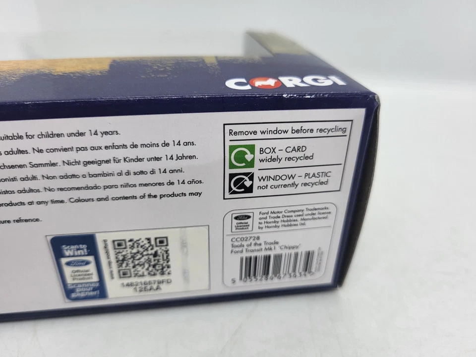 Corgi CC02728 Tools Of The Trade Ford Transit Mk1 ‘Chippy’ Wood & Leggit - Image 2 of 2