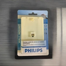 Philips Wall Mount Phone Mounting Plate Side Jacks SDJ6050/17