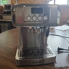 ILAVIE 20 Bar Espresso Machine, Stainless Steel Espresso Coffee Machine