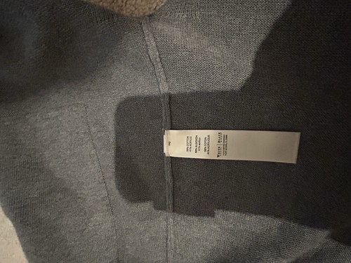 White House Black Market Stylist silberne lange Strickjacke ärmellos Gr. Small - Bild 4 von 4