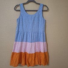 Anthropologie THML Sleeveless Midi Dress Women Sz XS Boho Retro Sundress Summer