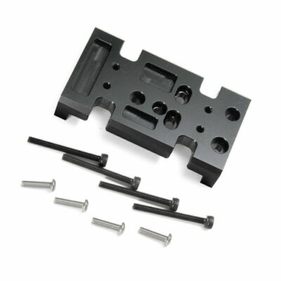 CNC 73mm Transfer Case Mount Holder for 1/10 RC D110 SCX10 Crawler Transmission