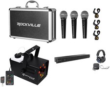 Chauvet Dj Xpress Rack1024 Dmx Interface For Showxpress+fogger+3 Mics+headphones