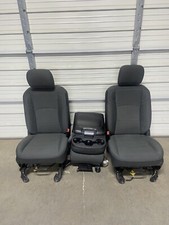 2003-2025 Dodge 1500 2500 3500 Front Seats Black Gray Cloth