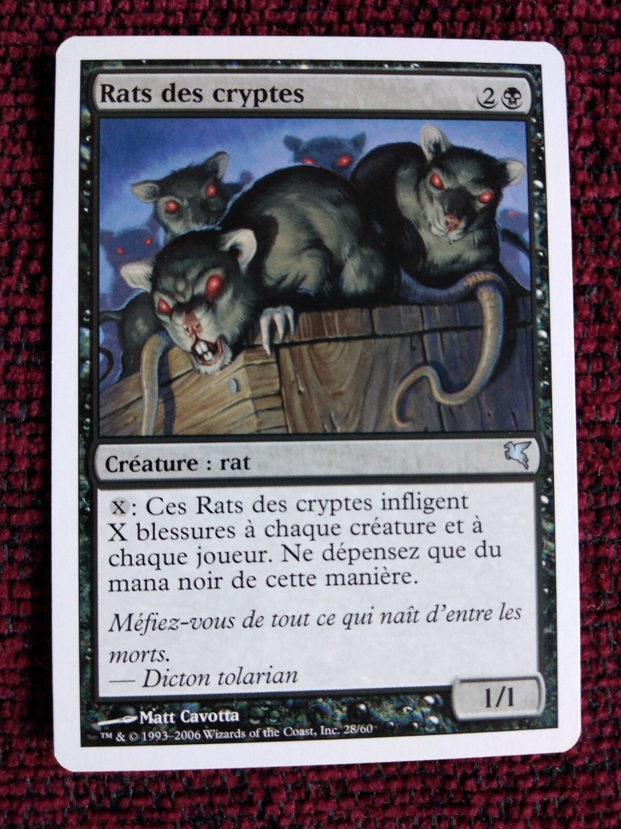 salvat UK 騒がしいネズミ/Chittering Rats MTG 英語 Chittering