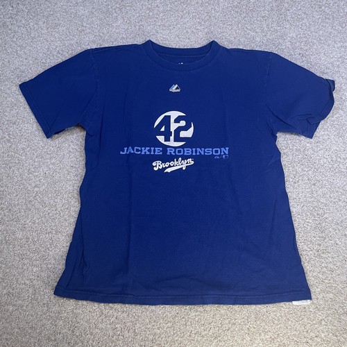 Jackie Robinson Brooklyn Dodgers Cooperstown Collection T-Shirt Youth Large