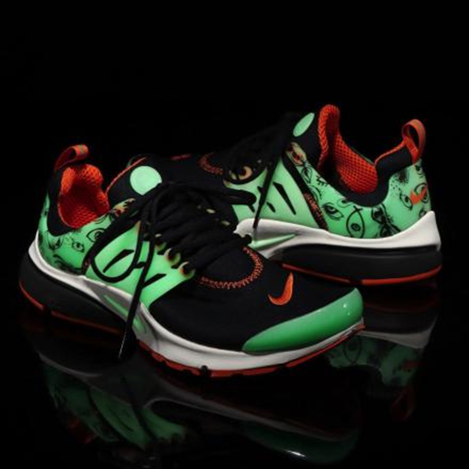 NIKE AIR PRESTO PRM HALLOWEEN BLACK 