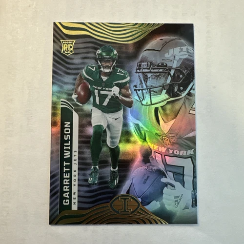 2022 Panini Illusions - #77 Garrett Wilson  Gold Foil Hobby Box Variant