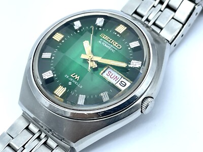 Vintage SEIKO Lord Matic Automatic Watch 9-sided cut glass