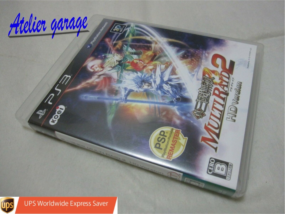 USED Sony PlayStation 3 PS3 Shin Sangoku Musou Multi Raid 2 HD 
