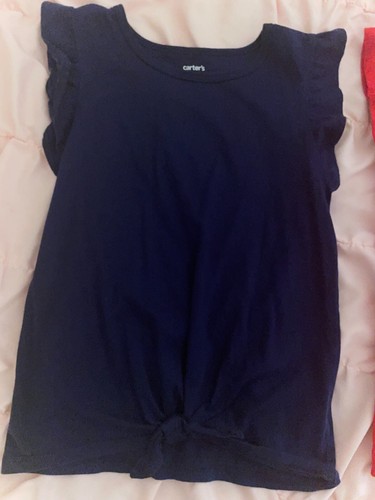 Carter's Girls Tops Red And Blue Size 7 - Picture 4 of 13