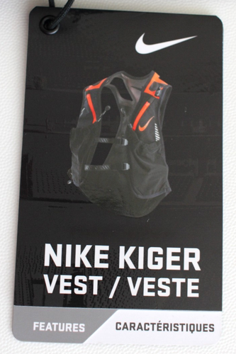Nike Kiger Vest Men's Large Running Black/Total Crimson - Picture 7 of 9