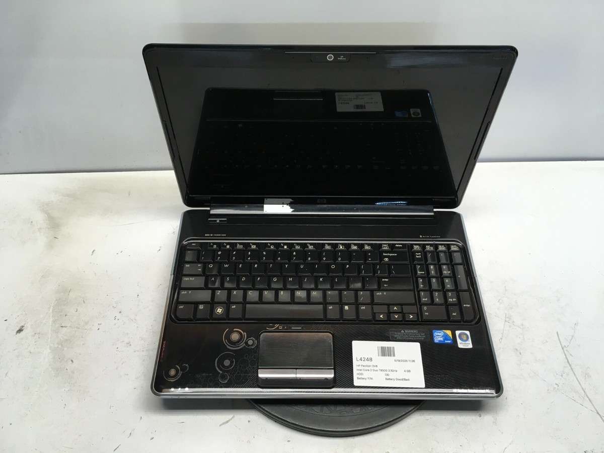 Pavilion dv6 128G SSD+320GB HDD メモリ12GB HP Pavilion DV6-1200 Intel Core 2 Duo T6500 2.1GHz 4 GB NO HDD No