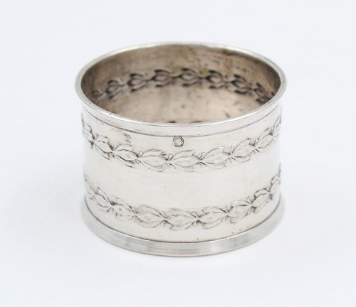 ROND de SERVIETTE ARGENT MASSIV MINERVA Serviettenring silber