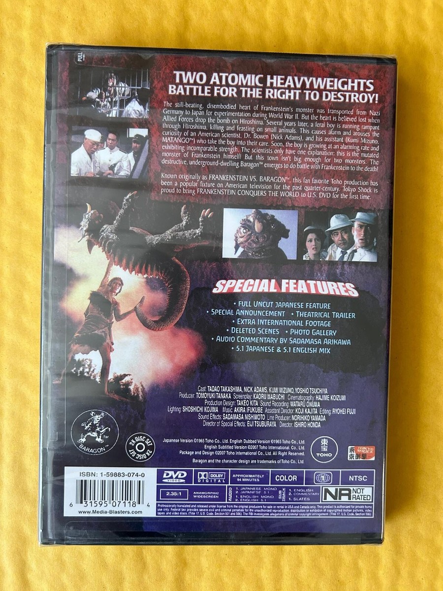 Frankenstein Conquers the World (DVD, 2007) for sale online