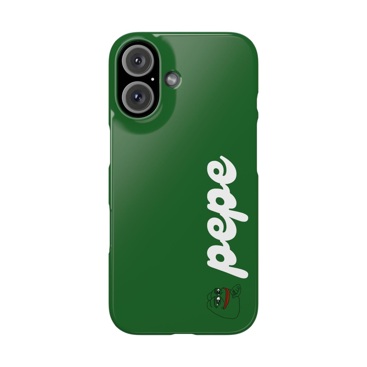 iPhone Slim Case Pepe Coin Crypto Meme Trading Market Digital Currency