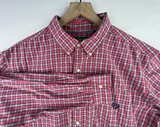 CHAPS Mens Sz XXL Easy Care Long Sleeve Casual Button Down Shirt