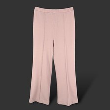 Vintage Bell Bottom Wide Leg Pants Hippie 1970s Light Pink S/M Graff
