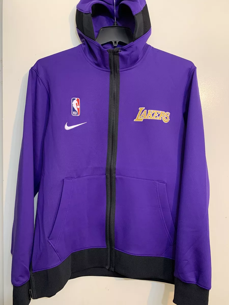 Nike Mens LA Lakers NBA ThermaFlex Showtime Full Zip Hoodie