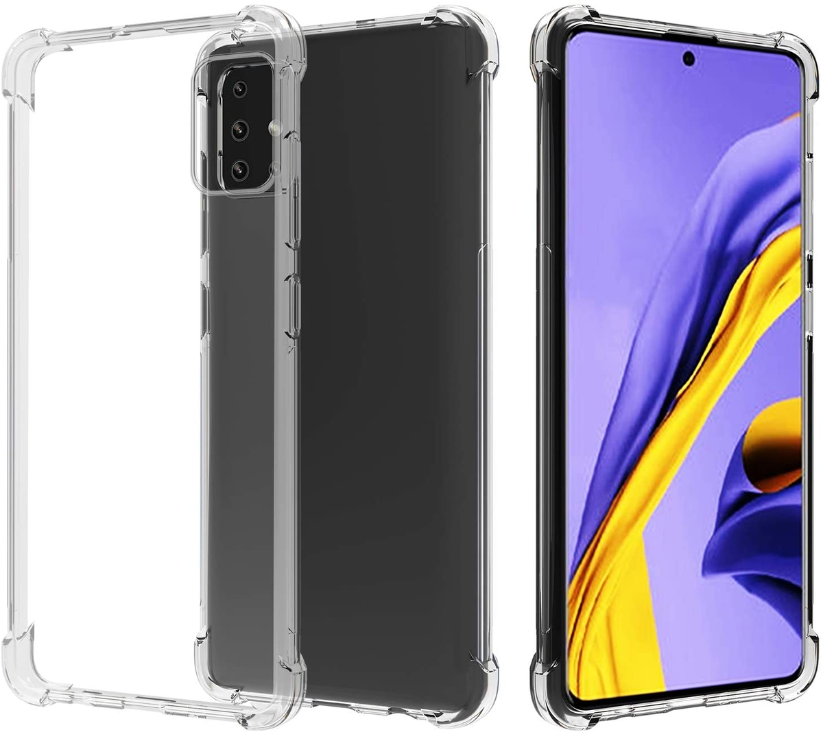 For Samsung Galaxy A51 5G Case Slim Crystal Clear Gel Hybrid Cover