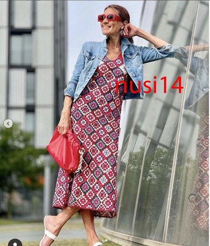 ZARA NEW WOMAN LONG CROCHET KNIT DRESS 