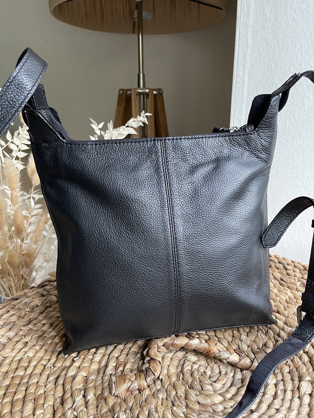 Next black suede leather shoulder cross body bag eBay