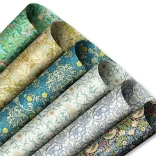 12 Sheet Colorful Floral Wrapping Paper for Women Girls - Gift Wrap With Flow...