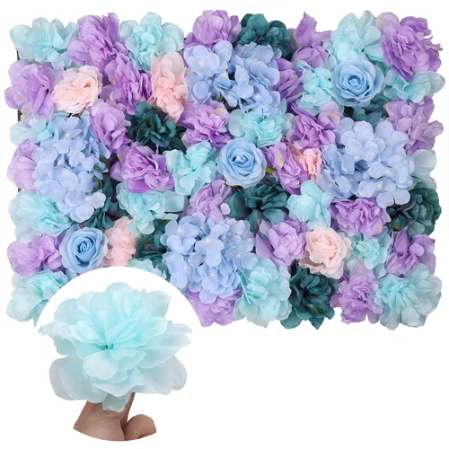 Artificial Flower Wall Panels for Wedding Backdrops and Home Interior Decoration - Picture 174 of 286
