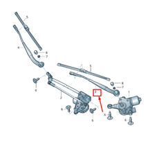 Audi R8 4S Wischerarm vorne links RHD 4S2955407A1P9 4S2955407A 1P9 Neu Original